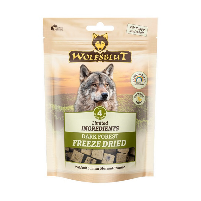 Wolfsblut Dog Limited Ingredients Freeze Dried Dark Forest - dziczyzna 40g