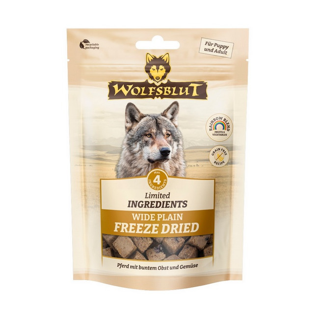 Wolfsblut Dog Limited Ingredients Freeze Dried Wide Plain - konina 40g
