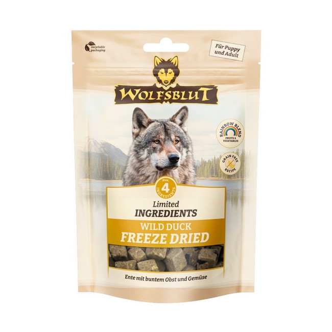 Wolfsblut Dog Limited Ingredients Freeze Dried Wild Duck - dzika kaczka 40g