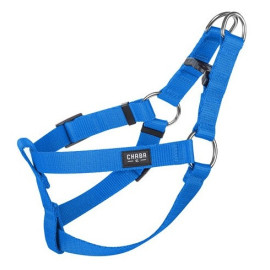 CHABA Szelki taśma regulowane nr 1 - obwód 40cm niebieskie