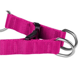 CHABA Szelki taśma regulowane nr 3 - obwód 60cm fuksja