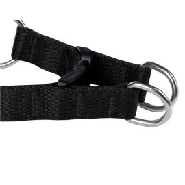 CHABA Szelki taśma regulowane nr 1 - obwód 40cm czarne