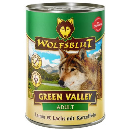 Wolfsblut Dog Green Valley - jagniecina, łosoś, ziemniaki puszka 395g
