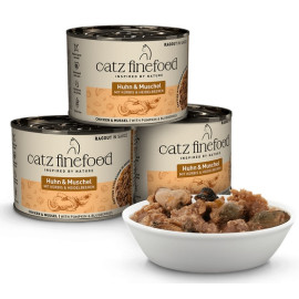 Catz Finefood Ragout in Sauce Kurczak i Omułek (N.613) puszka 190g