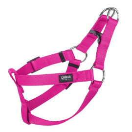 CHABA Szelki regulowane gładkie 2-50cm fuksja