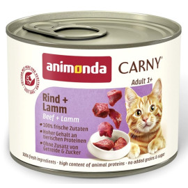 Animonda Carny Adult Wołowina + Jagnięcina puszka 200g