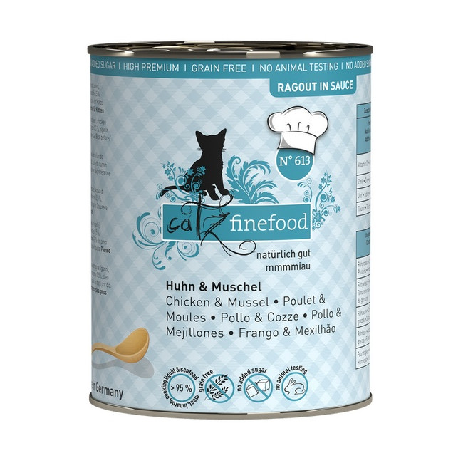 Catz Finefood Ragout N.613 Kurczak i Omułek puszka 380g