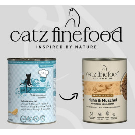 Catz Finefood Ragout N.613 Kurczak i Omułek puszka 380g