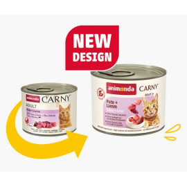 Animonda Carny Adult Indyk + Jagnięcina puszka 200g