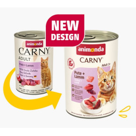 Animonda Carny Adult Indyk + Jagnięcina puszka 400g