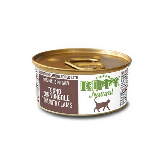 Kippy Natural Tuna & Clams - tuńczyk i małże puszka 70g