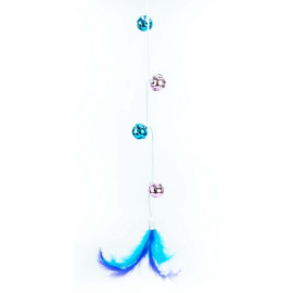 BUBA Wędka z dzwoneczkami i piórkiem [5574]