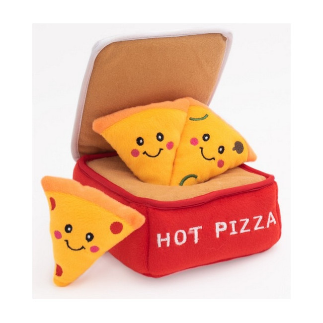 ZippyPaws Pluszowa norka dla psa Pudełko Pizzy [ZP1045]