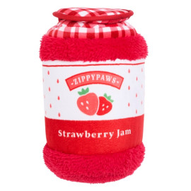 ZippyPaws Pluszowa norka bungee dla psa Dżem truskawkowy [ZP1113]