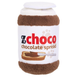 ZippyPaws Pluszowa norka bungee dla psa Słoik czekolady [ZP1112]