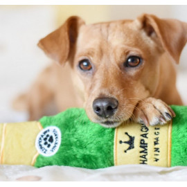 ZippyPaws Pluszowa trzaskająca butelka Champagne [ZP924]