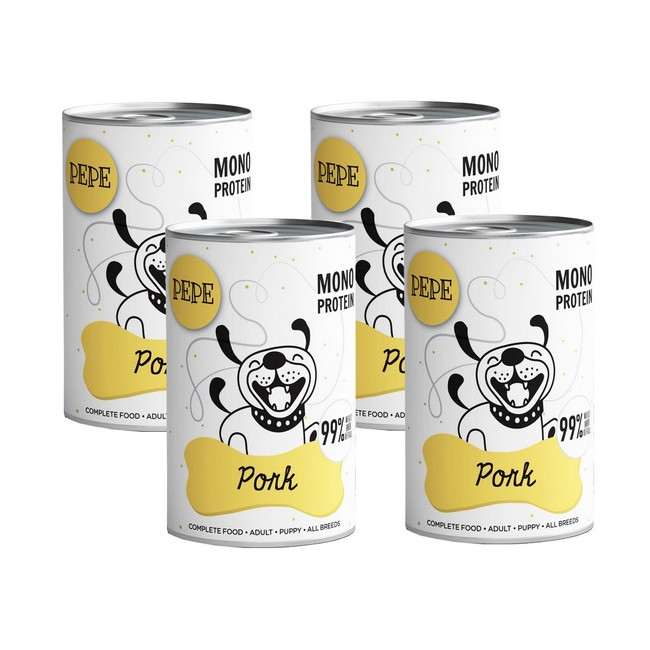 Paka Zwierzaka PEPE Zestaw puszek 3+1 GRATIS