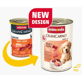 Animonda GranCarno Original Junior Rind Huhn Wołowina + Kurczak puszka 400g