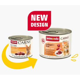 Animonda Carny Kitten Wołowina + Drób puszka 200g