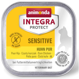 Animonda Integra Protect Sensitive dla kota - z kurczakiem tacka 100g