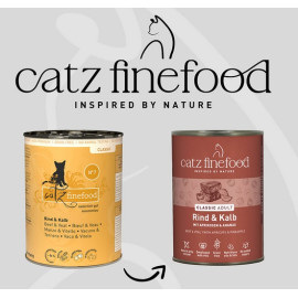Catz Finefood Classic N.07 Wołowina i cielęcina puszka 400g