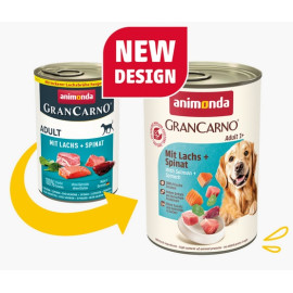 Animonda GranCarno Original Adult Lachs Spinat Łosoś + Szpinak puszka 400g