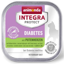 Animonda Integra Protect Diabetes dla kota - z sercami indyka tacka 100g