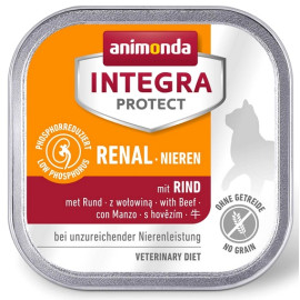 Animonda Integra Protect Nieren dla kota - z wołowiną tacka 100g