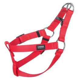 CHABA Szelki taśma regulowane nr 5 - obwód 80cm czerwone