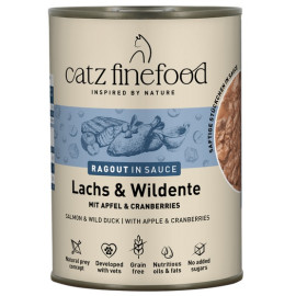 Catz Finefood Ragout N.605 Łosoś i Dzika Kaczka puszka 380g