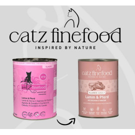 Catz Finefood Classic N.19 Jagnięcina i Konina puszka 400g
