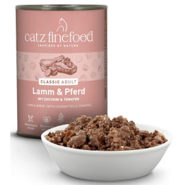 Catz Finefood Classic N.19 Jagnięcina i Konina puszka 400g