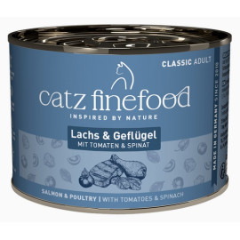 Catz Finefood Classic N.05 Łosoś i drób puszka 200g