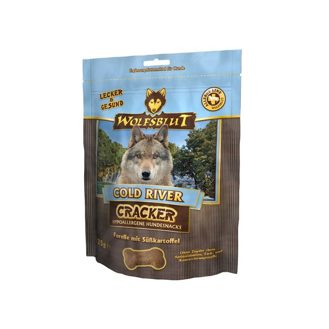 Wolfsblut Dog Cracker Cold River - pstrąg i bataty 225g