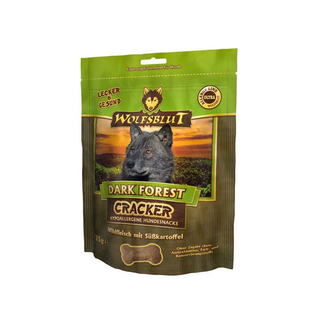 Wolfsblut Dog Cracker Dark Forest - dziczyzna i bataty 225g