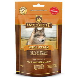 Wolfsblut Dog Cracker Wide Plain - konina i bataty 70g
