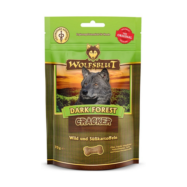 Wolfsblut Dog Cracker Dark Forest - dziczyzna i bataty 70g