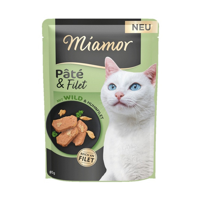 Miamor Pate & Filet Dziczyzna & Kurczak saszetka 85g