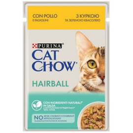 Purina Cat Chow Hairball Kurczak saszetki 3+1 GRATIS 4x85g