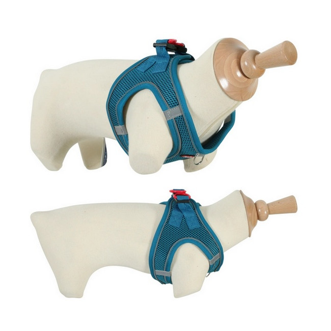 Zolux Szelki oddychające z siatki L turkusowe