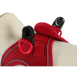 Zolux Szelki oddychające z siatki XS czerwone