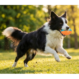 Zolux Zabawka do aportowania piłka rugby Tao 8,5cm