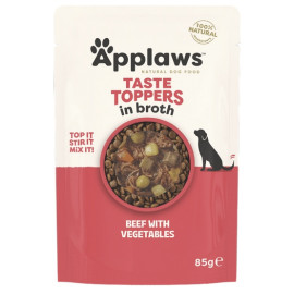 Applaws Taste Toppers Saszetka dla psa - wołowina, zielony groszek, bataty i czerwona papryka w sosie 85g