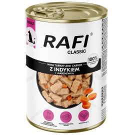 Rafi Pies Classic Indyk i marchewka w sosie 1240g