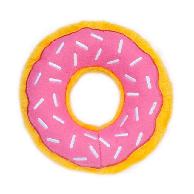 ZippyPaws Pluszowy Donut Standard truskawkowy [ZP256]