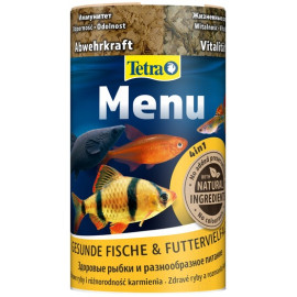Tetra Menu - mix płatków w czterech przegrodach - dla ryb słodkowodnych 100ml