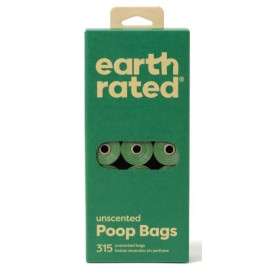 Earth Rated Woreczki ekologiczne do zbierania odchodów 21x15szt bezzapachowe