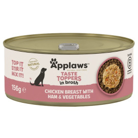 Applaws Dog Taste Toppers puszka z kurczakiem, szynką i warzywami 156g