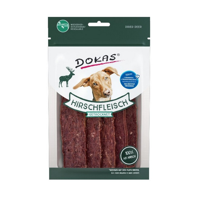 Dokas Pies Paski jeleń 60g