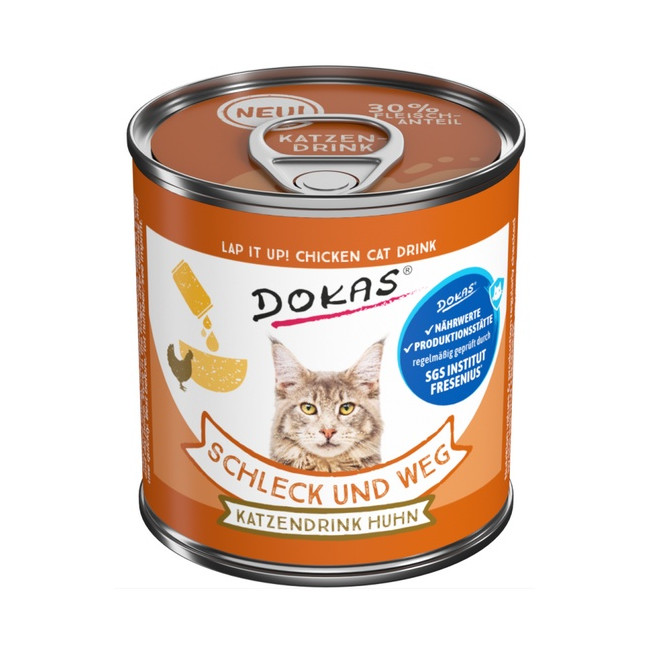 Dokas Kot Napój o smaku kurczaka 100g